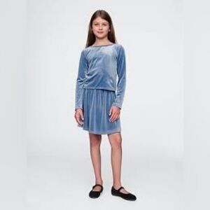 NWT GAP Kids Blue Velvet Matching Set